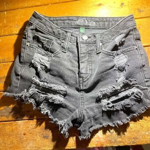 Wild Fable Black Denim Shorts
